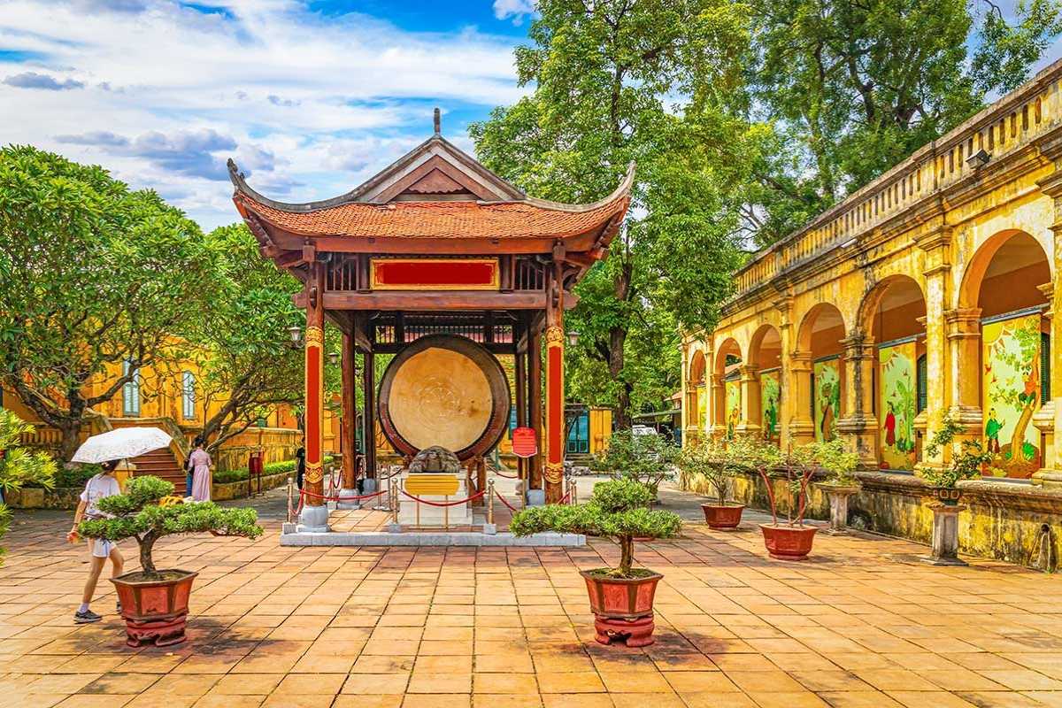 Aerial View of Imperial Citadel Aerial view of the Imperial Citadel of Thang Long