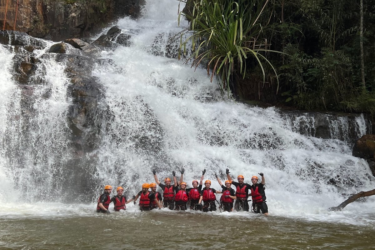 Canyoning experience at Datanla Waterfall in Da Lat