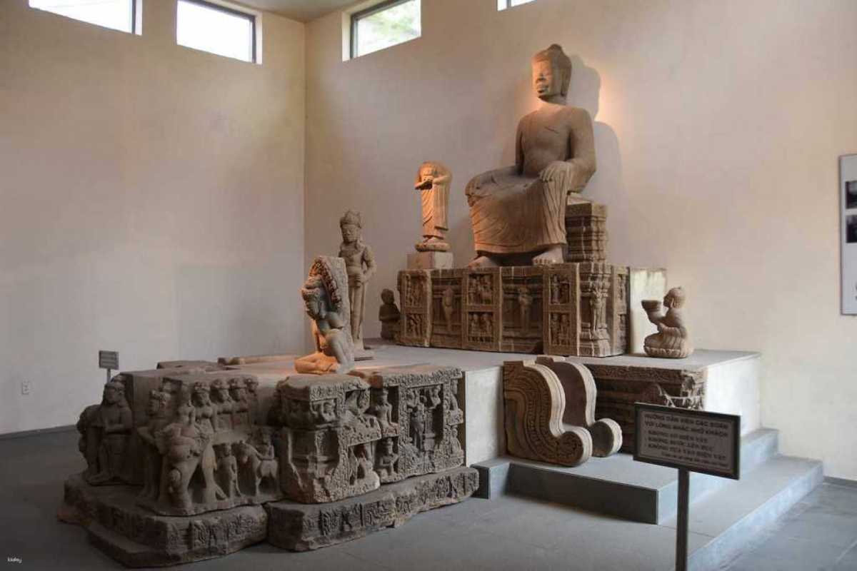 Cham Sculpture Museum Da Nang Champa Buddhist altar and statues Cham Sculpture Museum Da Nang showcases Champa Buddhist altar and statues, reflecting ancient spiritual heritage in a calm gallery