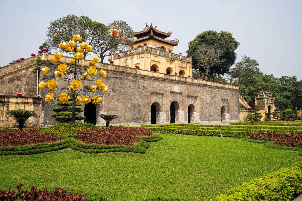 Historic Drum at the Imperial Citadel The historic drum at the Imperial Citadel of Thang Long