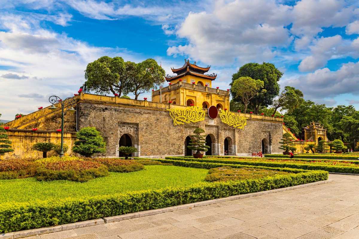 Imperial Citadel of Thang Long at Twilight The Imperial Citadel of Thang Long during twilight