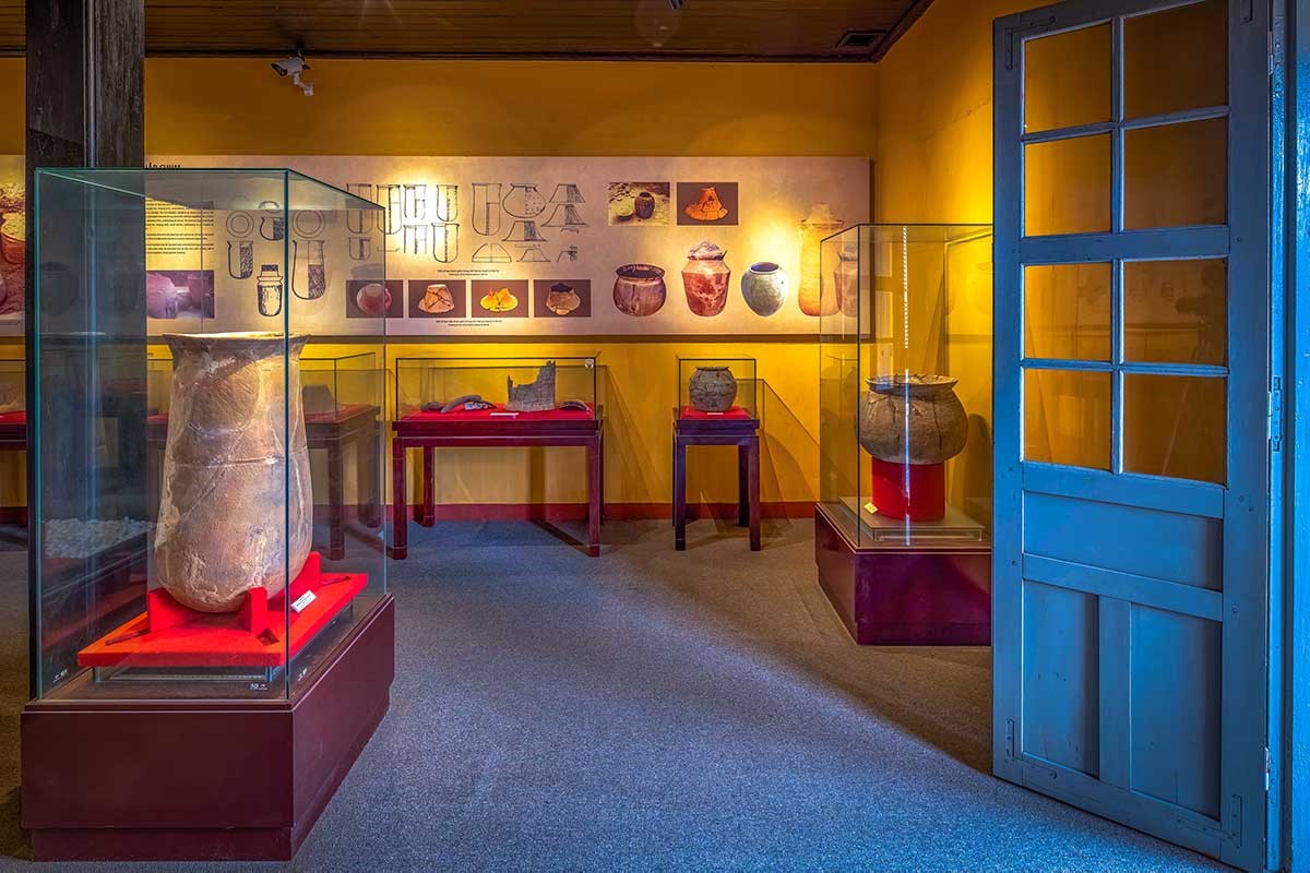 Display room of Sa Huynh Culture Museum artifacts