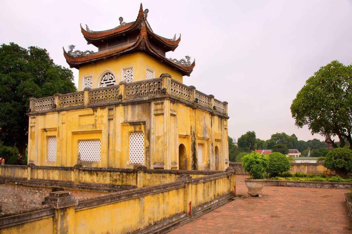 Tower at the Imperial Citadel Tower in the Imperial Citadel of Thang Long