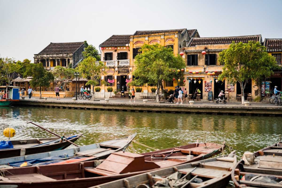 Lantern Festival in Hoi An Ancient Town Floating lanterns on the river during Hoi An Ancient Town’s famous lantern festival