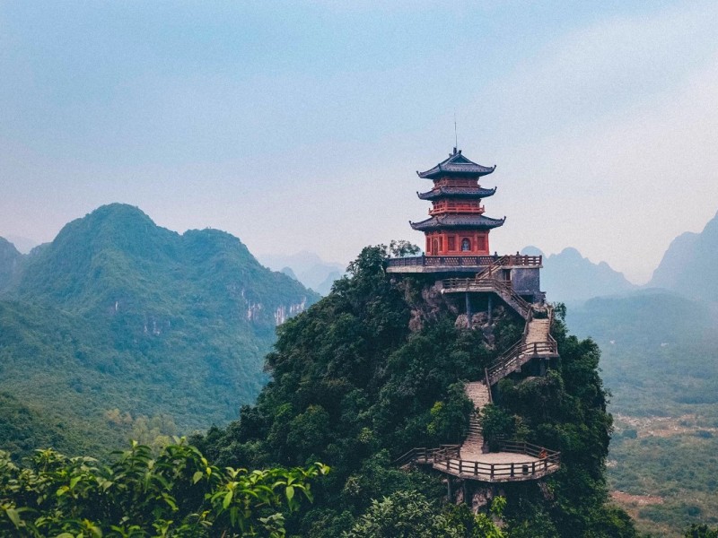 Jade Pagoda in Tam Chuc, a hidden gem nestled in Ha Nam's scenic landscapes