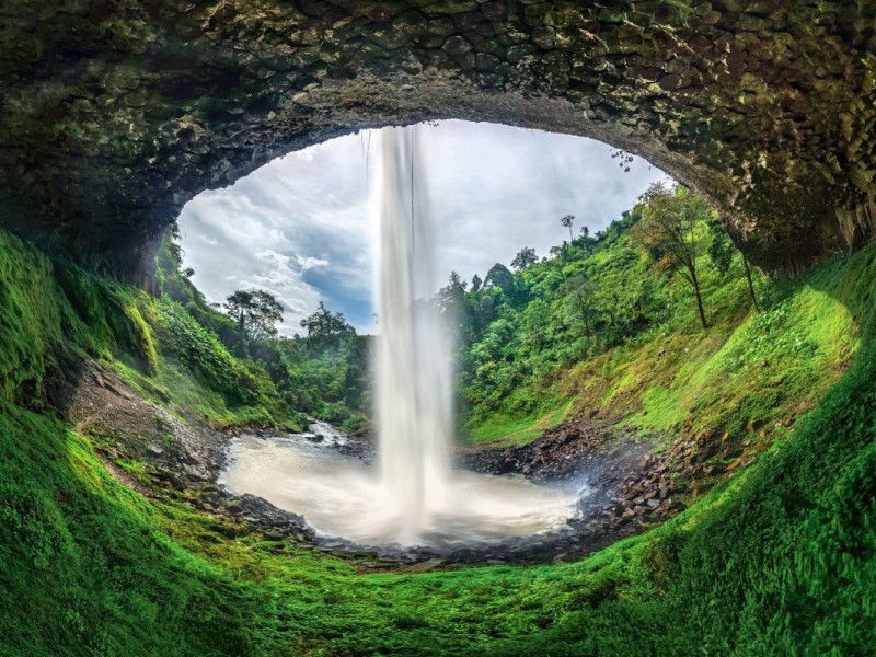 View Behind Lieng Nung Waterfall in Dak Nong