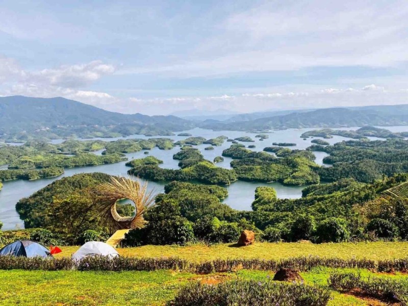 Expansive view of Ta Dung National Park in Dak Nong