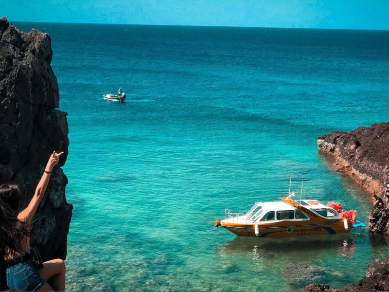 Boat ride to Phu Quy Island in Binh Thuan, Vietnam